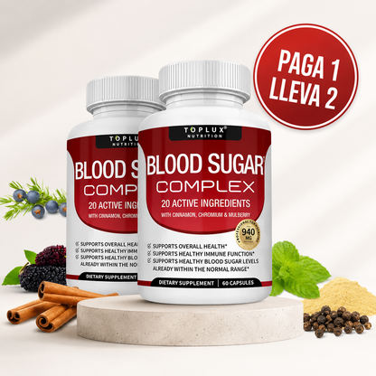 OFERTA BLOOD SUGAR COMPLEX (Paga 1 lleva 2)
