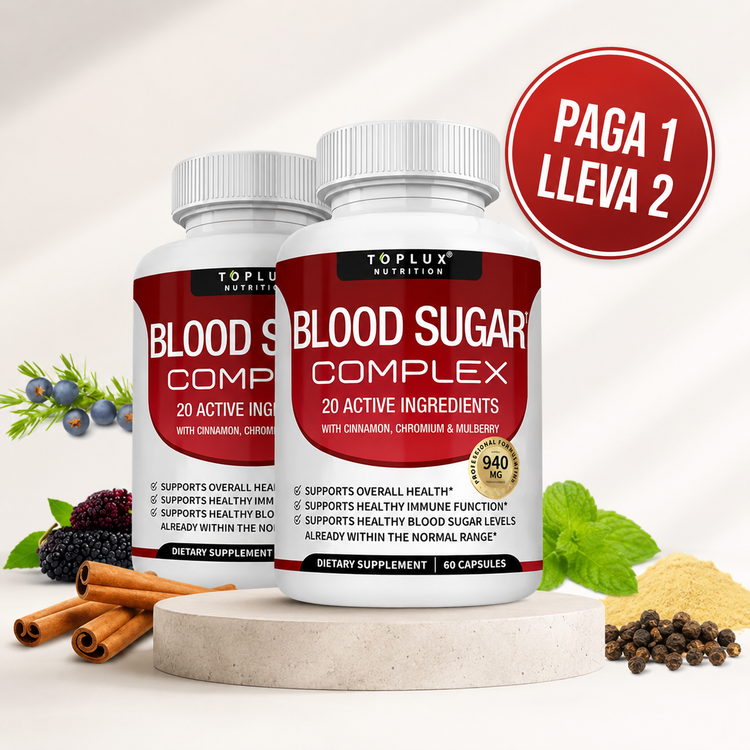 OFERTA BLOOD SUGAR COMPLEX (Paga 1 lleva 2)